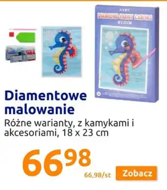 Action diamentowe malowanie Różne warianty, z kamykami i akcesoriami, 18x23 cm oferta