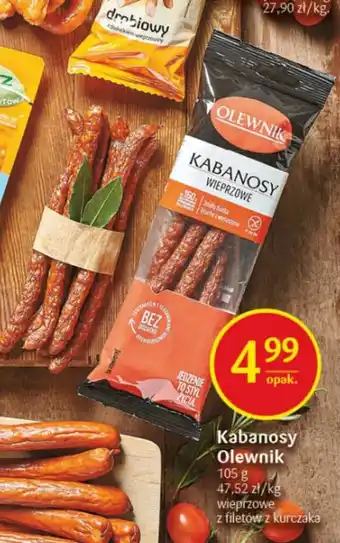 Delikatesy Centrum Kabanosy Olewnik 105g oferta