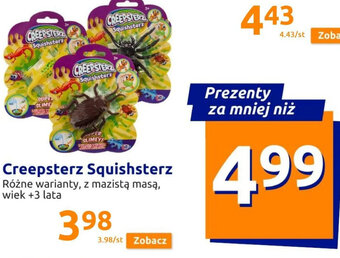 Action Creepsterz Squishsterz Różne warianty, z mazistą masą, wiek +3 lata oferta