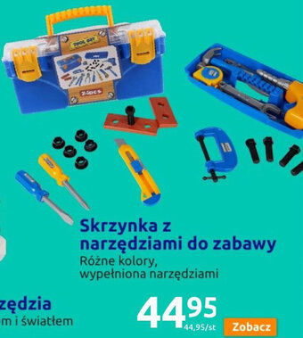 Action Skrzynka z zarzędziami do zabawy Różne kolory, wypełniona narzędziami oferta
