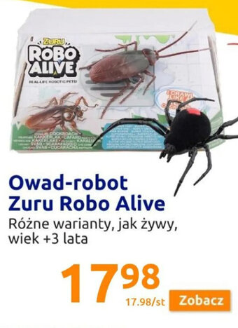 Action Owad-robot Zuru Robo Alive Różne warianty, jak żywy, wiek +3 lata oferta