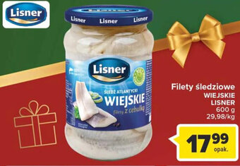 Carrefour Market Lisner Filety śledziowe Wiejskie 600g oferta