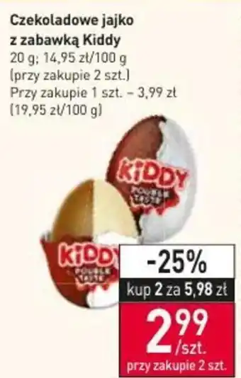 Stokrotka Kiddy Czekoladowe jajko z zabawką 20 g oferta