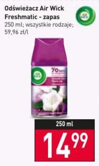Stokrotka Air Wick Odświeżacz Freshmatic - zapas 250 ml wszystkie rodzaje oferta