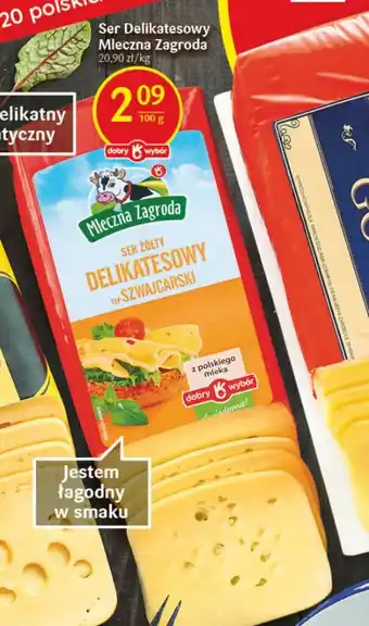 Delikatesy Centrum Ser delikatesowy mleczna zagroda 100g oferta