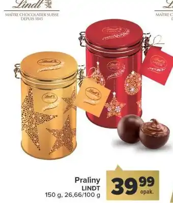 Carrefour Bombonierka puszka złota lindt lindor oferta