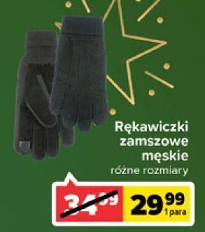Rękawiczki zamszowe męskie