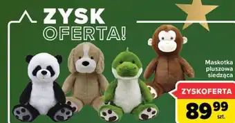 Carrefour Pluszowa maskotka siedząca panda oferta