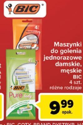 Carrefour Maszynka do golenia bic 3 sensitive oferta