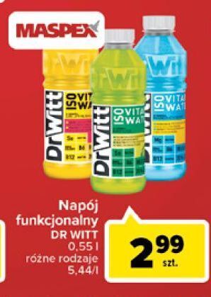 Carrefour Napój o smaku kaktusa dr witt vitamin water oferta
