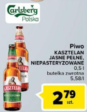 Carrefour Piwo kasztelan jasne pełne oferta
