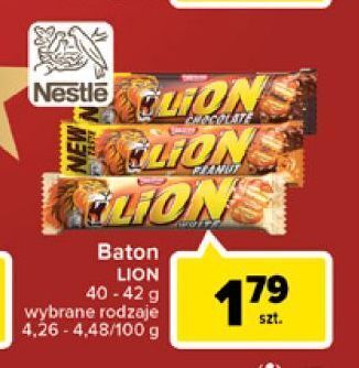 Carrefour Baton lion peanut oferta