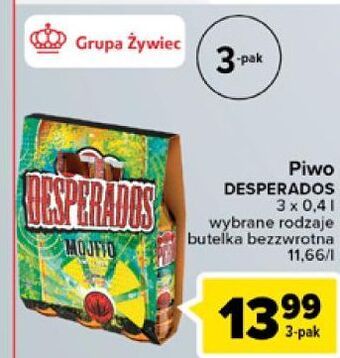Carrefour Piwo desperados mojito oferta