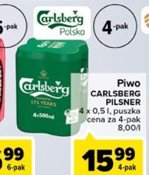 Carrefour Piwo carlsberg oferta