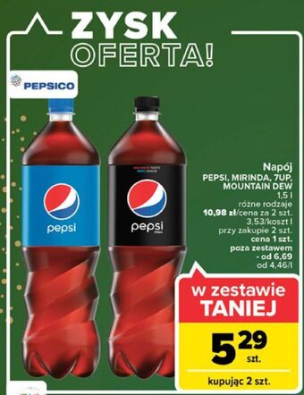 Carrefour Napój mountain dew oferta