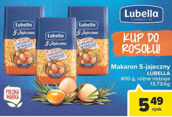 Carrefour Market Lubella makaron 5-jajeczny 400g oferta