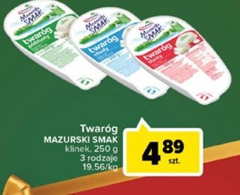 Carrefour Twaróg chudy mazurski smak oferta