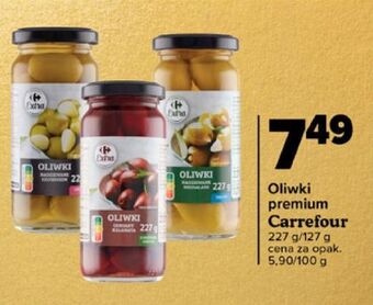 Carrefour Oliwki zielone nadziewane czosnkiem carrefour extra oferta