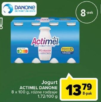 Carrefour Jogurt classic danone actimel oferta