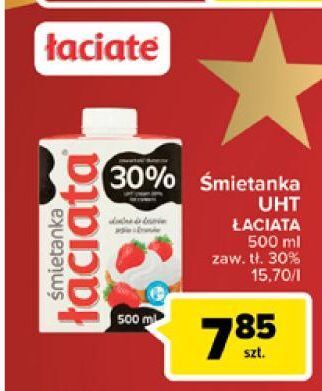 Carrefour Śmietanka 30 % łaciata oferta