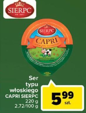Carrefour Serek typu włoskiego capri sierpc oferta