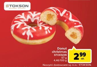 Carrefour Donut świąteczny jabłko-cynamon stokson oferta