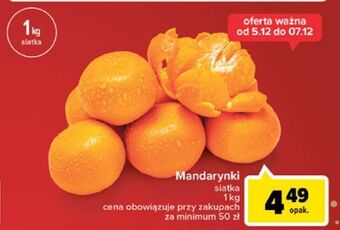 Carrefour Mandarynki oferta