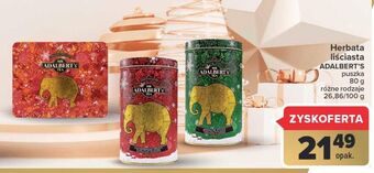 Carrefour Herbata cejlonska premium sir adalbert's tea oferta