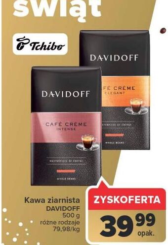 Carrefour Kawa davidoff cafe creme elegant oferta