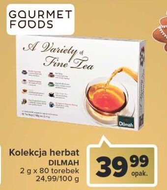 Carrefour Zestaw herbat a veriety of fine tea dilmah oferta