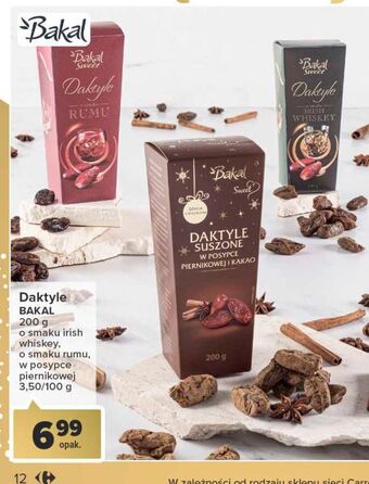 Carrefour Daktyle suszone o smaku rumu bakal sweet oferta