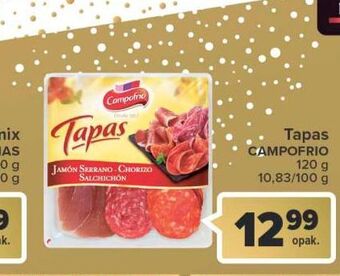 Carrefour Tapas hiszpańskie campofrio oferta