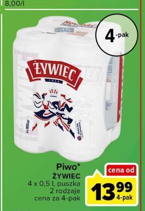 Carrefour Express Piwo żywiec jasne pełne oferta