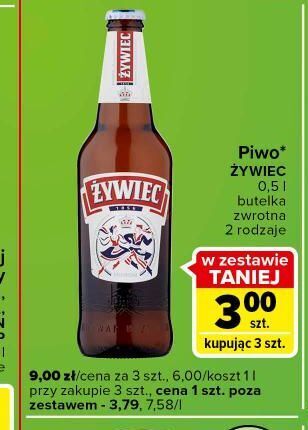 Carrefour Express Piwo żywiec jasne pełne oferta