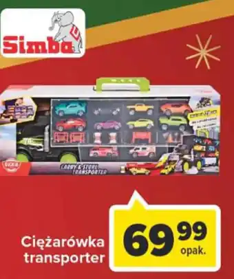 Carrefour Market Simba ciężarówka transporter oferta