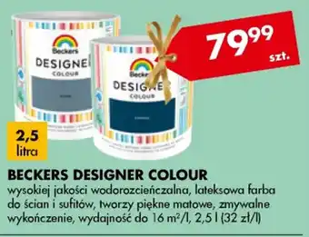 PSB Mrówka Beckers Designer Colour wysokiej jakości wodorozcieńczalna, lateksowa farba do ścian i sufitu, tworzy piękne matowe, zmywalne oferta