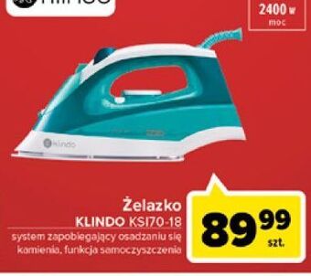Carrefour Żelazko ksi 70-18 klindo oferta