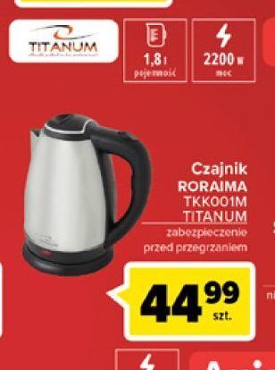 Carrefour Czajnik tkk001m titanum oferta