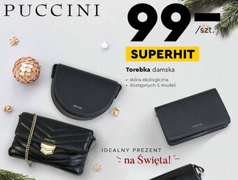 Biedronka Puccini Torebka damska skóra ekologiczna, dostępnych 5 modeli oferta