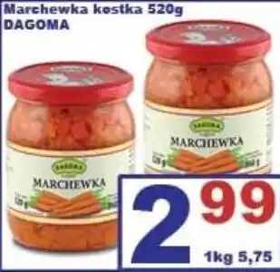 Delikatesy Ribena Dagoma Marchewka kostka 520g oferta