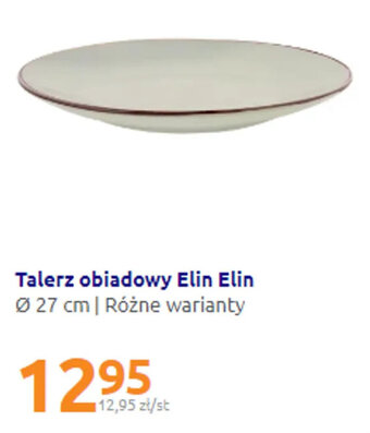 Action Talerz obiadowy Elin Elin 27cm różne warianty oferta