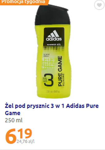 Action Adidas Pure Game Żel pod prysznic 3w1 250ml oferta