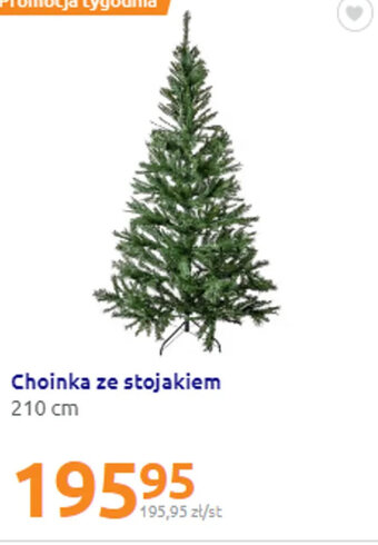 Action Choinka ze stojakiem 210cm oferta