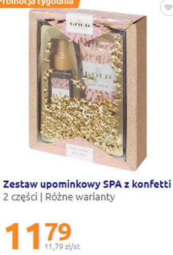Action Zestaw upominkowy SPA z konfetti 2 części różne warianty oferta