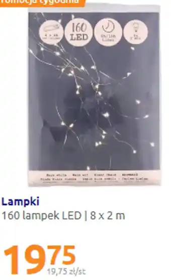 Action Lampki 160 lampek LED 8x2m oferta