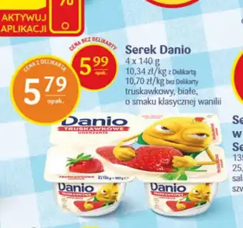 Delikatesy Centrum Serek Danio 4x140g oferta