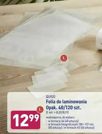 ALDI Folia do laminowania oferta
