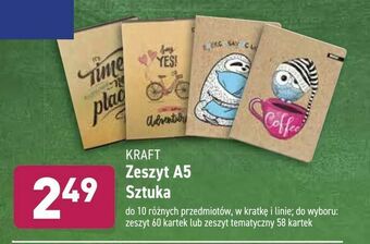 ALDI Zeszyt A5 oferta