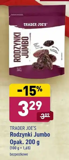 ALDI Rodzynki Jumbo oferta
