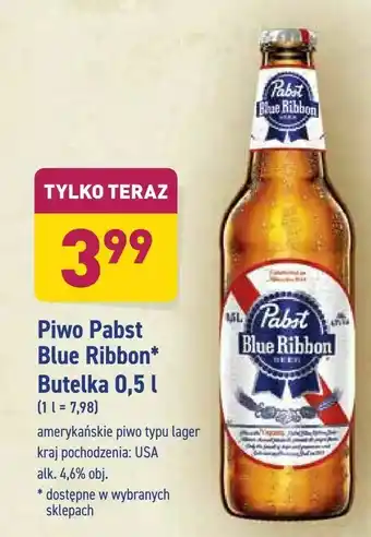 ALDI Piwo Pabst Blue Ribbon* oferta